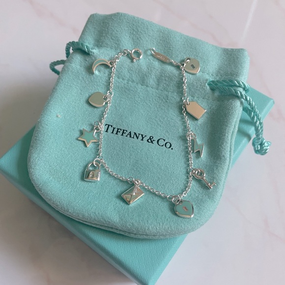 Tiffany & Co. Jewelry - Tiffany & Co. love notes dangle charm bracelet
